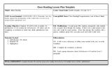 Close Reading Planning Template Lesson Plan Closed Reading Grade 9