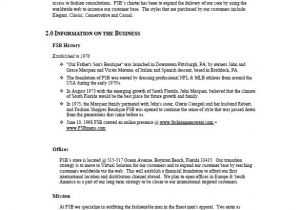 Clothing Business Plan Template Boutique Business Plan Template 12 Free Word Excel
