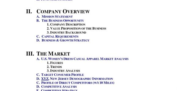Clothing Business Plan Template Clothing Line Business Plan Template Free Free Business