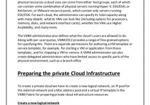 Cloud Services Proposal Template Private Cloud with System Center Project