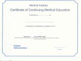Cme Certificate Template Medical assistant Certificate Certificate Templates