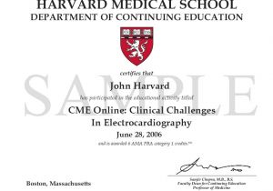 Cme Certificate Template Online Phd Harvard University Online Phd Programs