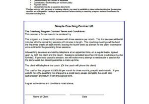 Coaching Contracts Templates 14 Coaching Contract Sample Templates Docs Word Pages