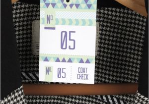 Coat Check Tickets Template Triangular Coat Check Printable by Basic Invite