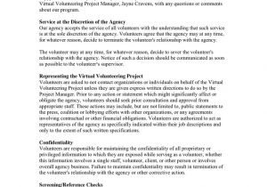Code Of Conduct Contract Template Sample Volunteer Agreement and Code Of Conduct In Word and
