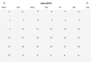 Codeigniter Calendar Template PHP How to Fill Previus and Next Months Days In Current
