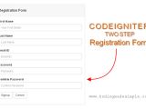 Codeigniter HTML Email Template Codeigniter How to Create Simple Registration form In