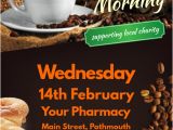 Coffee Morning Flyer Template Free Tea and Coffee Morning Flyer Template Postermywall