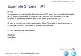 Cold Email Template for Recruiters Cold Emailing Templates for Prospecting