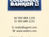 Coldwell Banker Business Card Template Coldwell Banker Business Card Vertical Design 104464