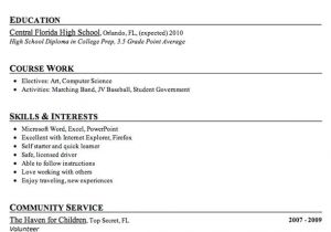 College Resume Template for Highschool Students High School Student Resume Template Tips 2018 Resume 2018