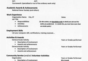 College Student Resume format Pdf Resume Examples for Grade 9 Students Resume Examples