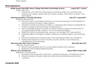 College Student Resume Samples Of Resumes for College Students Sample Resumes