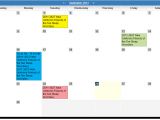 Color Coded Calendar Template Color Coded Calendar Color Coded Calendar Template 2016