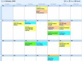 Color Coded Calendar Template Color Coded Calendar Template Calendar Template 2018