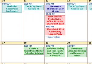 Color Coded Calendar Template Color Coded Calendar Template Calendar Template 2018