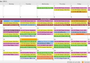 Color Coded Calendar Template Doza In Denver Color Coded Calendars Make A Comeback