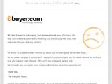 Come Back Email Template Example Of A Customer Retention Email From Ebuyer