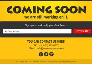Coming soon Email Template Coming soon Landing Page Design Templates for Your