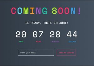 Coming soon Email Template Coming soon Page Design Examples and Templates Designmodo