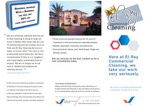 Commercial Cleaning Brochure Templates 18 Cleanign Brochure Eps Psd format Download
