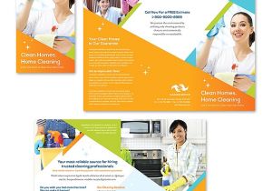 Commercial Cleaning Brochure Templates Cleaning Janitorial Services Tri Fold Brochure Template