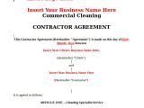 Commercial Cleaning Contract Templates 12 Cleaning Contract Templates Docs Word Pages