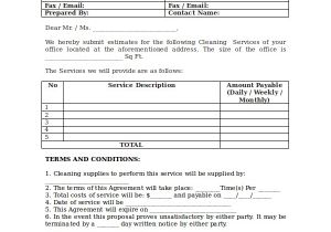 Commercial Cleaning Proposal Template Free Cleaning Proposal Template 12 Free Word Pdf Document