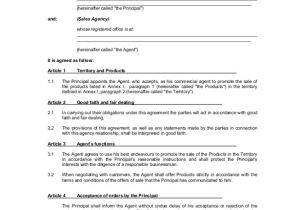 Commision Contract Template 22 Commission Agreement Templates Word Pdf Pages