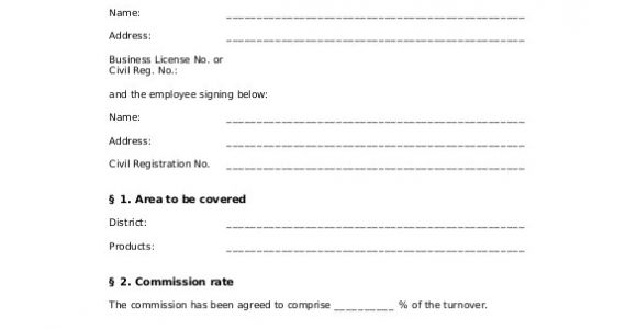 Commission Based Contract Template 12 Commission Agreement Templates Word Pdf Pages