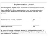 Commitment Contract Template Npr 7120 5e Appendixd
