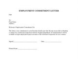 Commitment Contract Template Sample Commitment Letter Template 6 Free Documents In
