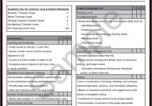 Common Core Report Card Template assessment Ccss Report Cards