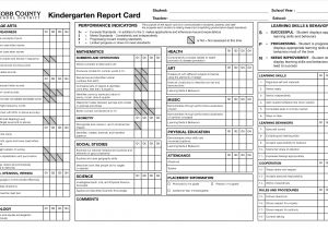 Common Core Report Card Template Kindergartent Card Templates Free Sample Template Ontario