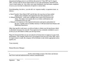 Common Law Employment Contract Template Sample Warning Letter Common Law Employee Printable