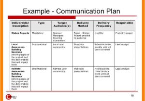Comms Plan Template 8 Internal Communications Plan Template Emt Resume