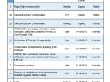 Comms Plan Template 8 Project Communication Plan Templates Free Sample