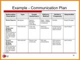 Communications Proposal Template Communication Plan Template Template Business