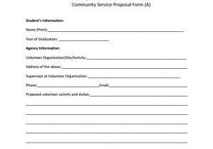 Community Service Project Proposal Template 16 Service Proposal Samples Sample Templates