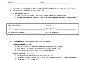 Community Service Project Proposal Template Service Proposal Template 14 Free Word Pdf Document