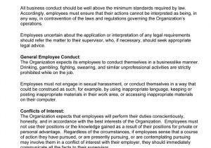 Company Code Of Ethics Template Best Code Of Conduct Examples to Write Perfect Policies