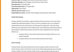 Company Driving Policy Template Company Driving Policy Template Gallery Template Design