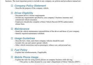 Company Driving Policy Template Nationwide Travel Insurance Policy Document Car