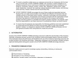 Company Email Policy Template Computer Use Policy Template Word Pdf by Business In