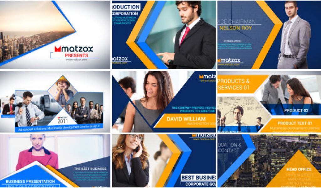 company profile after effects template free download