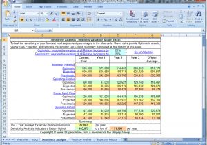 Company Valuation Template Excel Discounted Cash Flow Analysis Excel Template