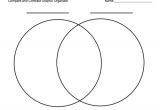 Comparison Graphic organizer Template Free Printable Compare and Contrast Graphic organizers