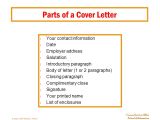 Components Of A Good Cover Letter Cover Letter Closing Paragraphs