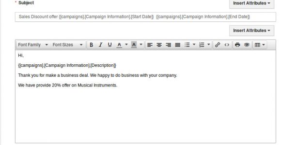 Compose Email Template How Do I Create Email Template In Campaigns App Apptivo Faq