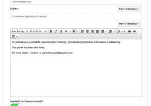 Compose Email Template How Do I Create Message Templates In Candidates App
